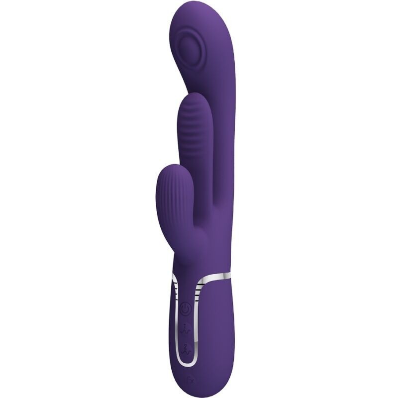 shania triple rabbit vibrateur multifonction violet shania triple rabbit vibrateur multifonction violet