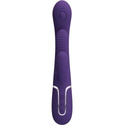 shania triple rabbit vibrateur multifonction violet