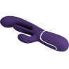 shania triple rabbit vibrateur multifonction violet