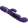 shania triple rabbit vibrateur multifonction violet