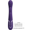shania triple rabbit vibrateur multifonction violet