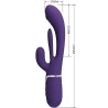 shania triple rabbit vibrateur multifonction violet