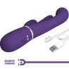 shania triple rabbit vibrateur multifonction violet