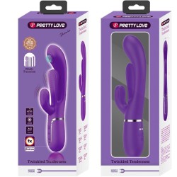 shania triple rabbit vibrateur multifonction violet