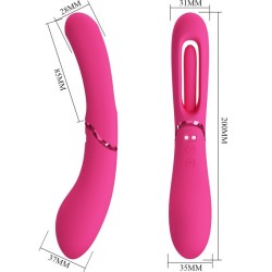 vibrateur point g lexie 7 vibrations rose