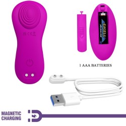 romario stimulateur de clitoris à lay-on télécommande rose