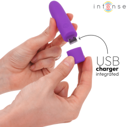 symone bullet vibrant rechargeable usb 8 vibrations violet 10 x 2,2 cm