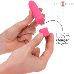 symone bullet vibrant rechargeable usb 8 vibrations rose 10 x 2,2 cm