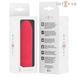 symone bullet vibrant rechargeable usb 8 vibrations rouge 10 x 2,2 cm