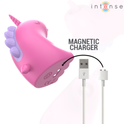 pinkie stimulateur licorne fucsia