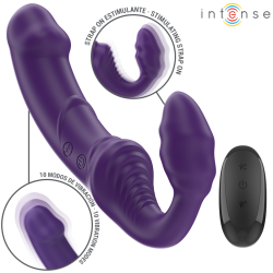 jill double vibrateur 20 cm violet télécommande