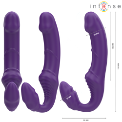 jill double vibrateur 20 cm violet télécommande