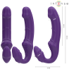 jill double vibrateur 20 cm violet télécommande