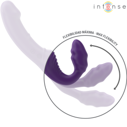 jill double vibrateur 20 cm violet télécommande