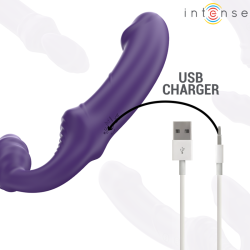 jill double vibrateur 20 cm violet télécommande