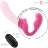 amy double vibrateur 20 cm rose télécommande