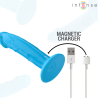 phoebe vibrateur réaliste 10 vibrations télécommande bleu