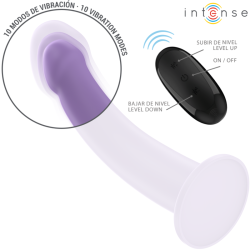 eddie vibrateur 17,5 cm 10 vibrations violet télécommande
