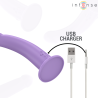 eddie vibrateur 17,5 cm 10 vibrations violet télécommande