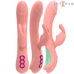 rachel vibrateur rabbit 5 vibrations rose