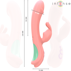 rachel vibrateur rabbit 5 vibrations rose