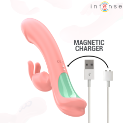 rachel vibrateur rabbit 5 vibrations rose