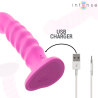 cindy vibrateur taille l design spirale 10 vibrations rose télécommande