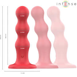 cody vibrateur avec ventouse télécommande rouge