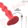 cody vibrateur avec ventouse télécommande rouge