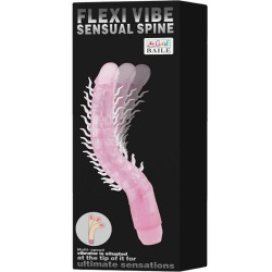 flexi vibe sensual spine gode vibrant pliable lilas 23.5 cm