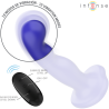 shorty vibrateur avec ventouse télécommande bleue