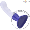 shorty vibrateur avec ventouse télécommande bleue