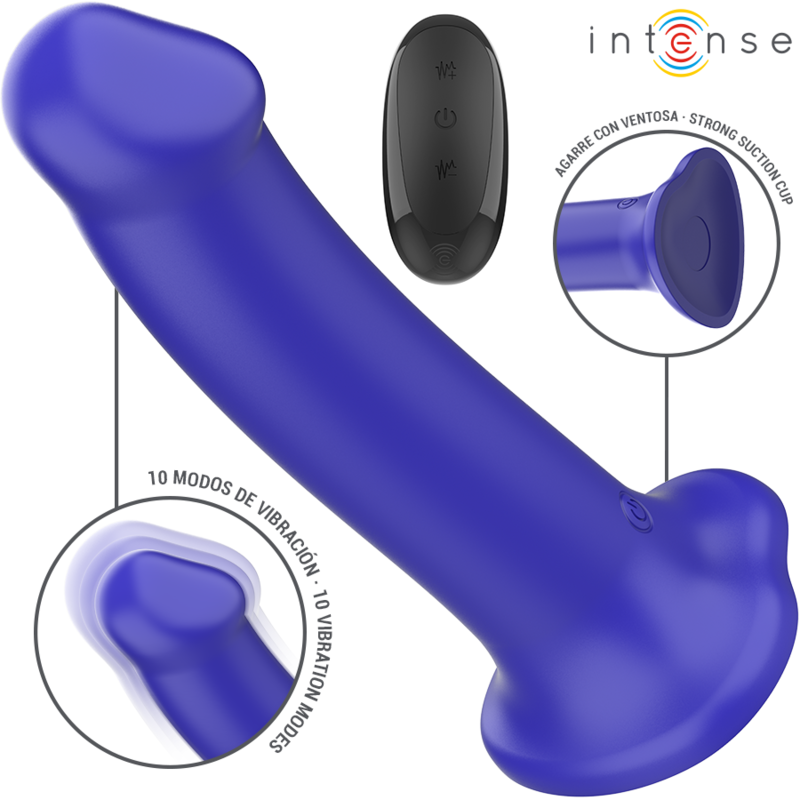 victoria vibrateur avec ventouse 10 vibrations bleu foncé télécommande victoria vibrateur avec ventouse 10 vibrations bleu foncé télécommande