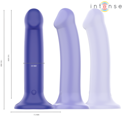 victoria vibrateur avec ventouse 10 vibrations bleu foncé télécommande