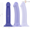 victoria vibrateur avec ventouse 10 vibrations bleu foncé télécommande