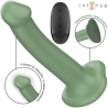 becca vibrateur avec ventouse 10 vibrations télécommande verte