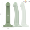 becca vibrateur avec ventouse 10 vibrations télécommande verte