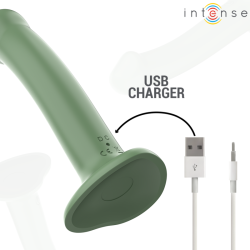 becca vibrateur avec ventouse 10 vibrations télécommande verte