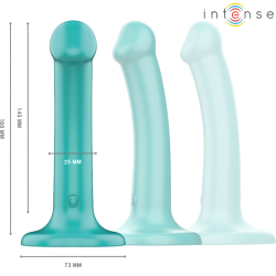 katie vibrateur avec ventouse 10 vibrations télécommande bleue