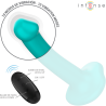 katie vibrateur avec ventouse 10 vibrations télécommande bleue