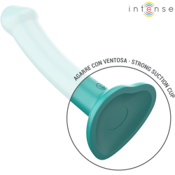 katie vibrateur avec ventouse 10 vibrations télécommande bleue