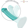 katie vibrateur avec ventouse 10 vibrations télécommande bleue