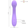 becky vibrateur 19 cm chauffant 7 vibrations violet