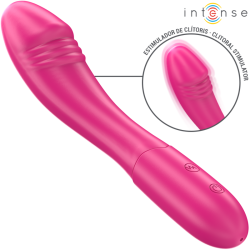 belinda vibrateur 19 cm flexible 10 vibrations rose