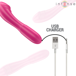 belinda vibrateur 19 cm flexible 10 vibrations rose