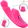 emi vibrateur 13,5 cm multifonction 3 en 1 10 vibrations rose