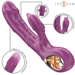 halle vibrateur multifonction avec langue stimulante dauphin violet