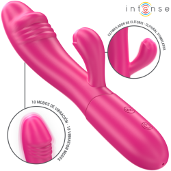 ivy vibrateur flexible 10 vibrations avec langue stimulante rose