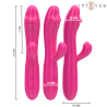 ivy vibrateur flexible 10 vibrations avec langue stimulante rose