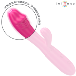 ivy vibrateur flexible 10 vibrations avec langue stimulante rose